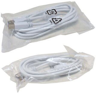 Datenkabel USB 3.0 2m Stecker A zu B Eizo UU200SSW weiß !! Neu !!