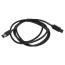 Datenkabel USB 3.0 1m Stecker A zu B schwarz