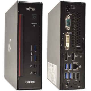 FUJITSU ESPRIMO Q956 Mini-PC Intel i5-6500T CPU 8GB PC4 500GB SSHD Win Pro Key