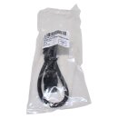 Netzkabel 0,5m C14 - C13 EFB EK503.0,5 10A 3G0,75mm schwarz !!Neu, orig. verpackt!!