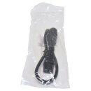 Netzkabel 0,5m C14 - C13 EFB EK503.0,5 10A 3G0,75mm schwarz !!Neu, orig. verpackt!!