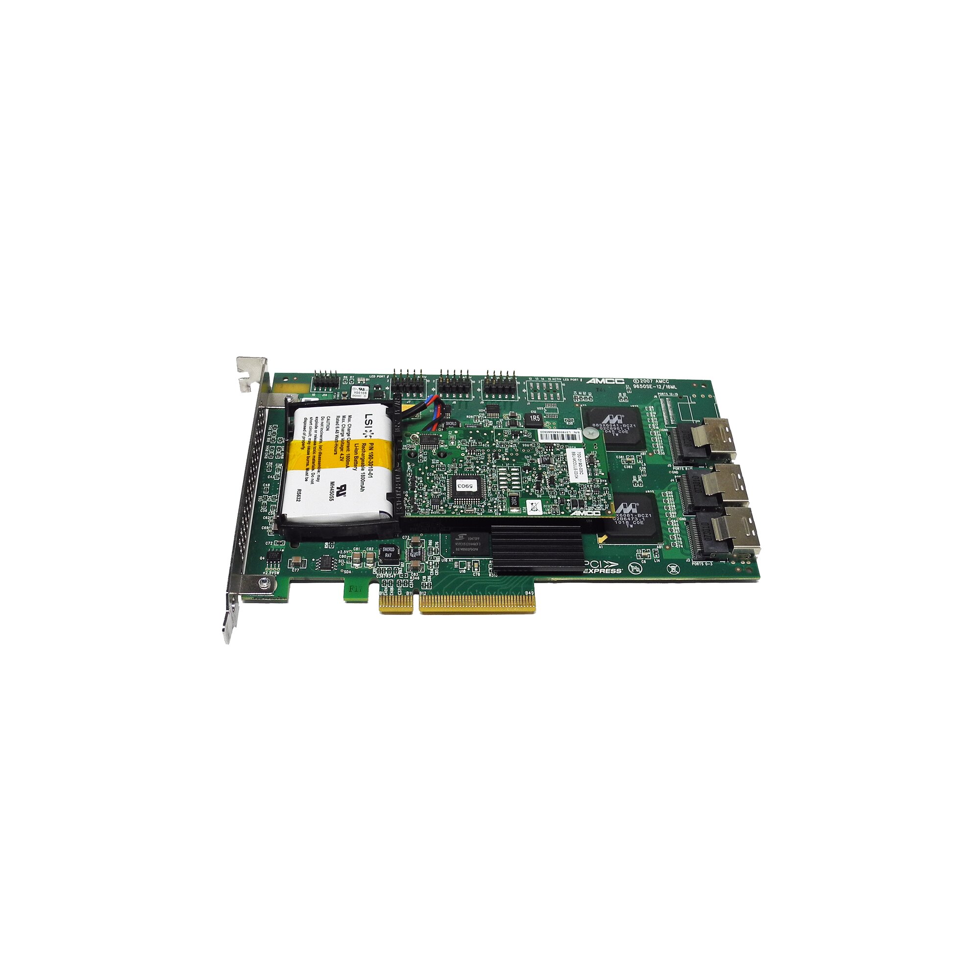 AMCC 3ware 9750-16I4E RAID Controller – PCIe 2.0, 512MB, SAS/SATA, Für Server