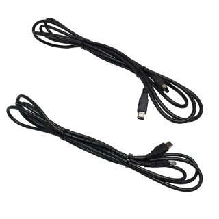 Datenkabel FireWire Mini DV IEEE1394 3m 6Pin - 6Pin schwarz