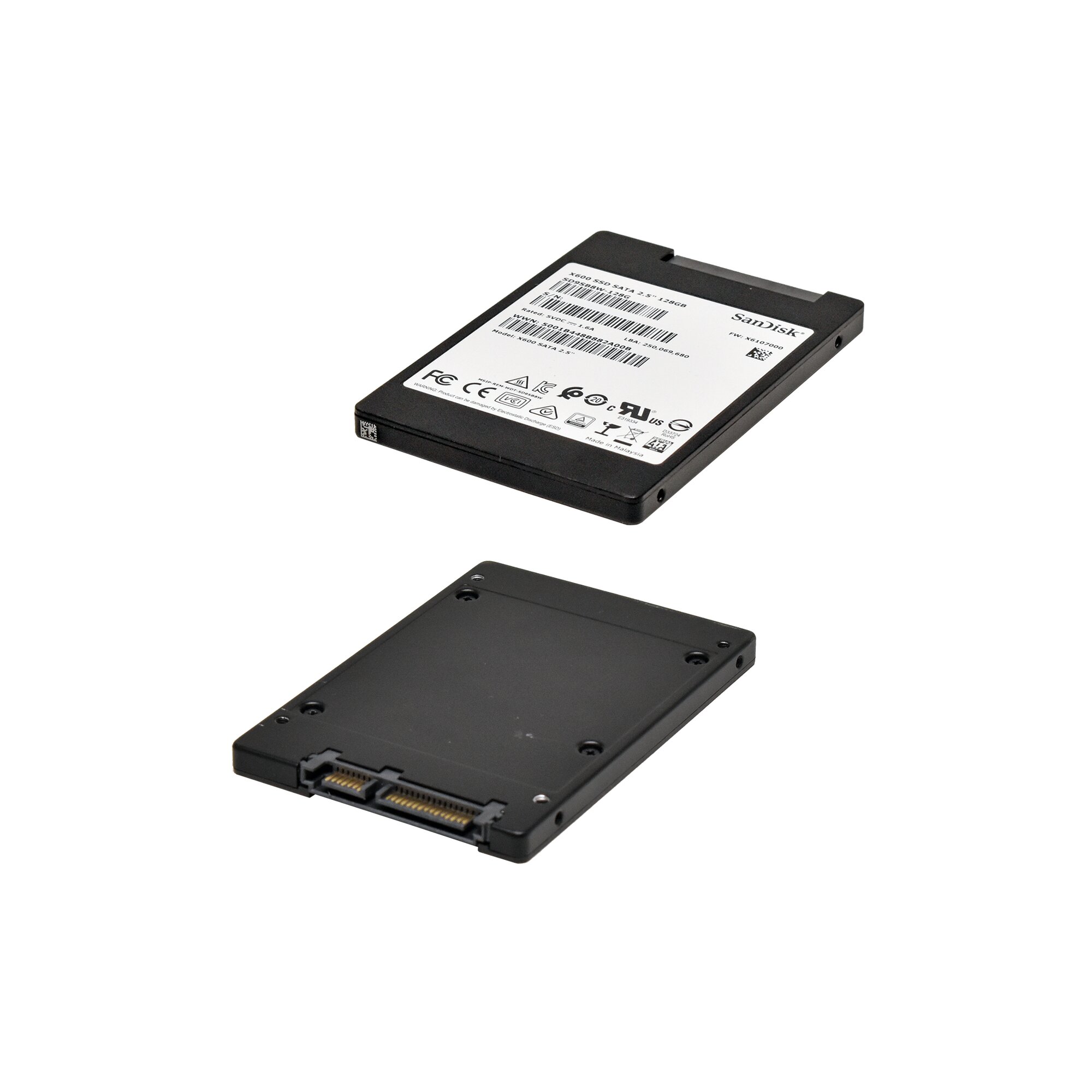 SanDisk SSD X400 256GB 2.5 Zoll SATA III Solid State Drive SD8TB8U-256G ...