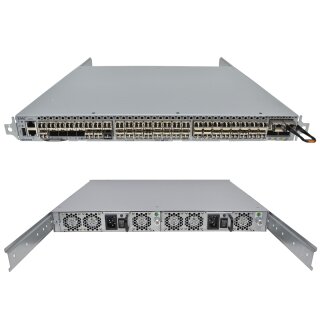 EMC VDX-6740B 10G 52 Port FC Switch + 46 GBICs EM-VDX6740-24-F 100-652-880-00