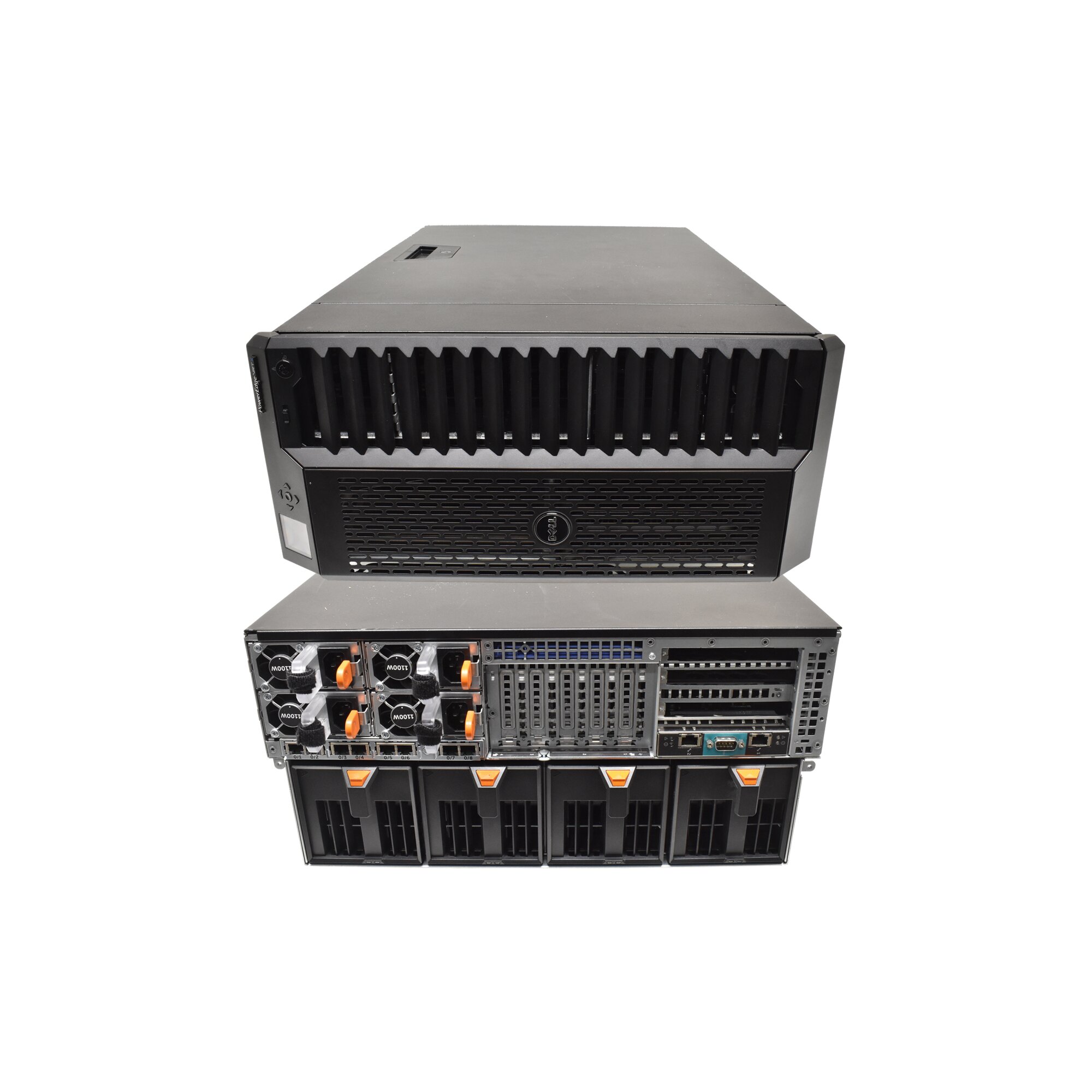 PowerEdge VRTX 4x 1100W PSU 4x Fan Module 2x Perc8 2x CMC 0Y1F41 25x ...