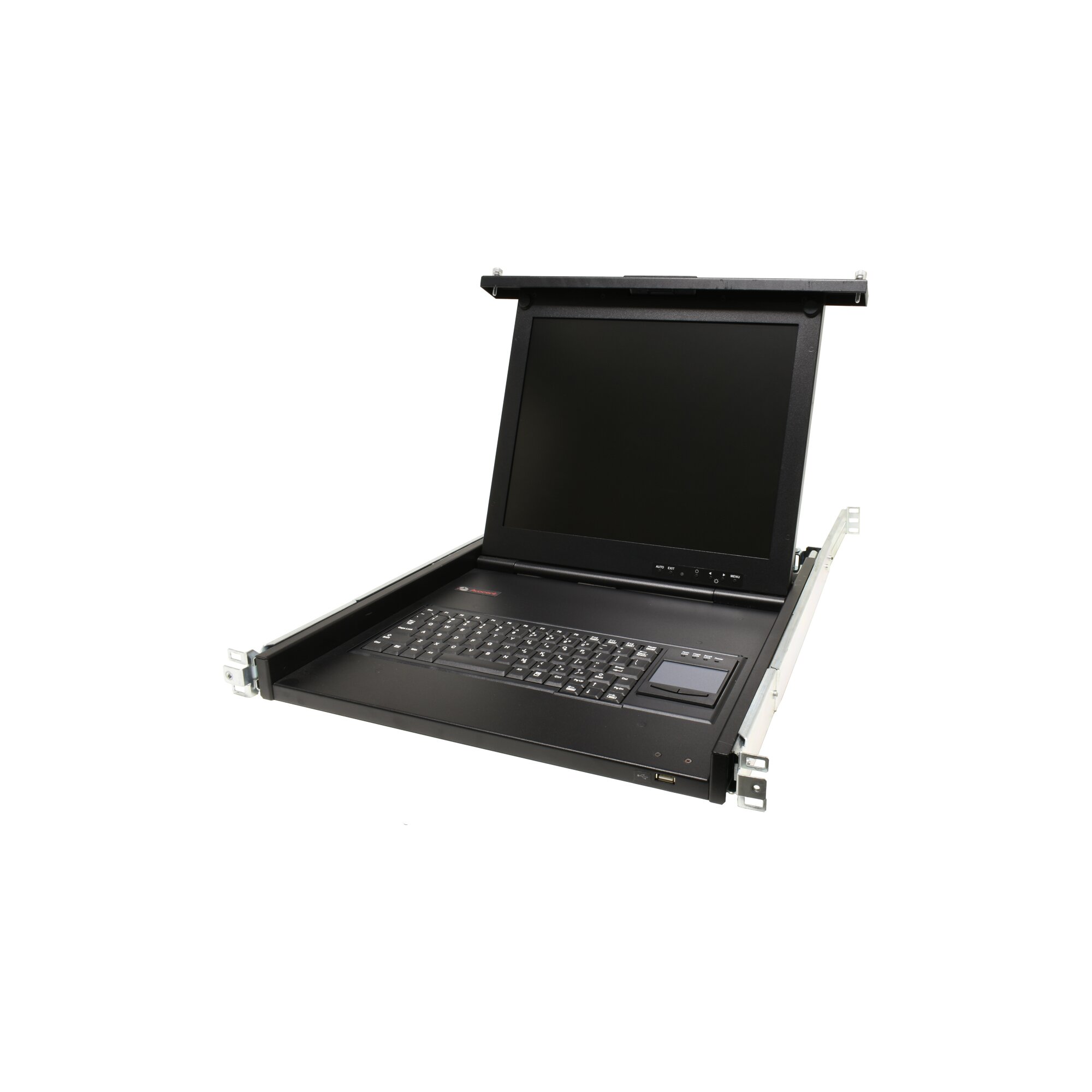 Avocent Rack Console Avocent KVM Rack Console ECS17-PW-R-SCS 17 Zoll TFT US QWERTY 1U USB ...