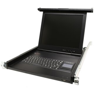 Avocent KVM Rack Console ECS17-PW-R-SCS 17 Zoll TFT US QWERTY 1U USB 371-4780-01