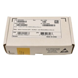 Huawei OMXD30000 10G-850nm-0.3km-MM FC SFP+ Transceiver NEW NEU OVP PN: 02318169