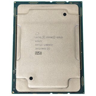 Intel Xeon Gold 6262V Processor 24-Core 33MB Cache 1,90GHz FCLGA3647 SRFQ4