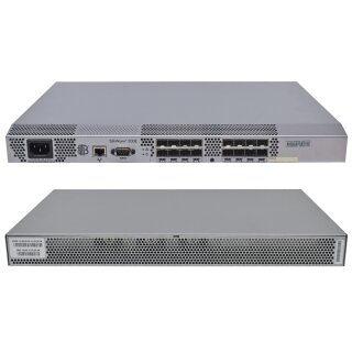 Brocade SilkWorm 200E SM-210E-R0000 80-1200035-01 4G 16Port FC Switch + 10 GBICs