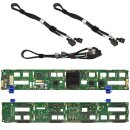 Huawei 12x 3.5 Zoll HDD LFF Backplane BC11THBF 3x SAS Kabel for RH2288H V3