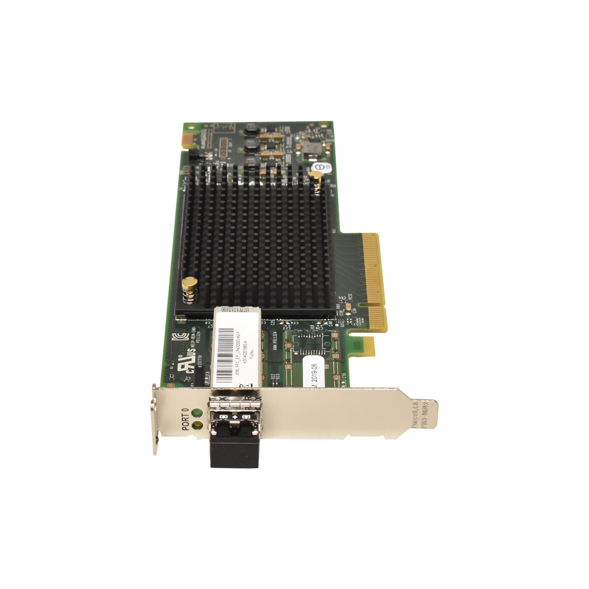Emulex Fujitsu LPe3200-M2-F 1x 32Gb/s PCIe x8 FC Gbic P011324-23F LP ...
