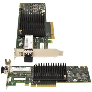 Emulex Fujitsu LPe3200-M2-F 1x 32Gb/s PCIe x8 FC Gbic P011324-23F LP LPe3200-M2
