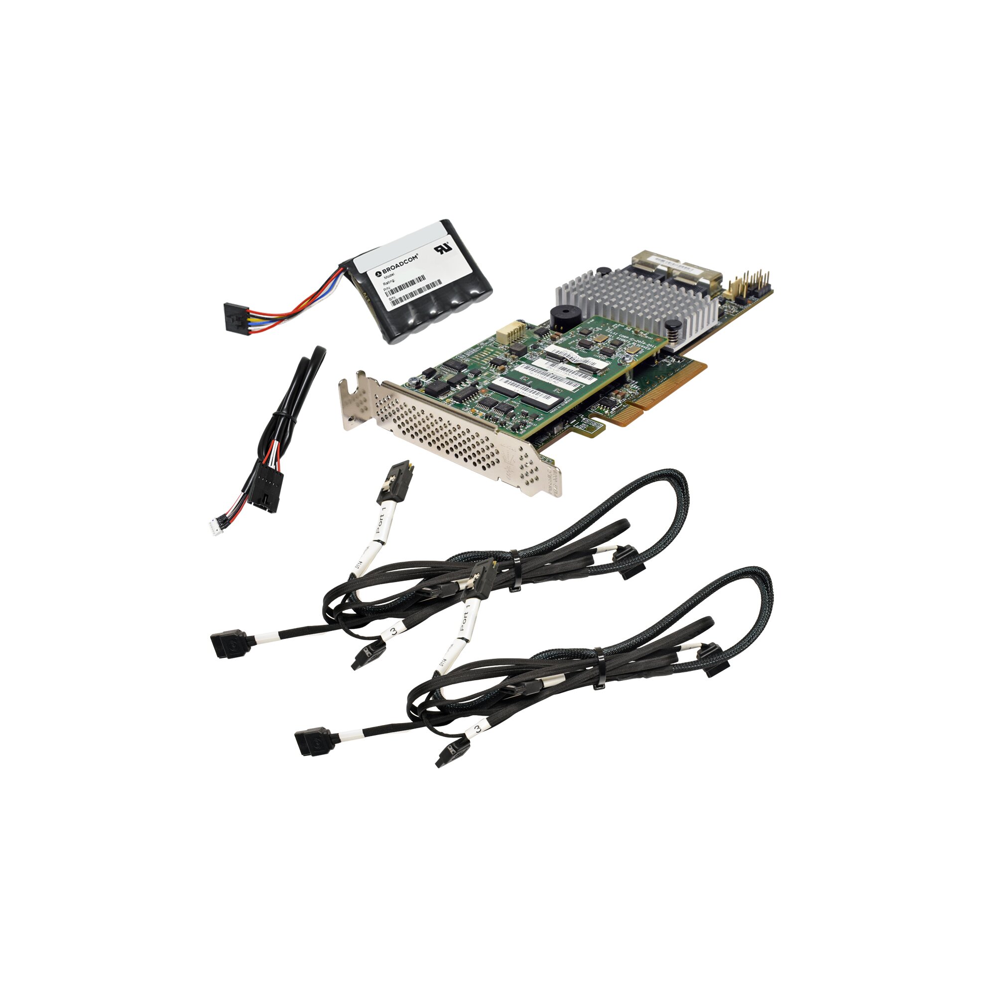 LSI MR SAS 92718i DualPort 6Gb PCIe x8 SAS/SATA RAID Controller L3
