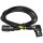 Netzkabel 1,5m C14 - C13 gewinkelt 10A H05VV-F 3x1,0mm schwarz