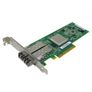 QLogic QLE2562-CSC FC Dual-Port 8 Gb PCI-E x8 Network Adapter PN:74-7179-01 FP