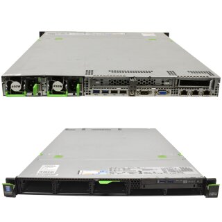 Fujitsu RX1330 M1 Server E3-1271 V3 4-Core 3.6 GHz 8 GB PC3 RAM 4x SFF 6G SAS RAID Controller