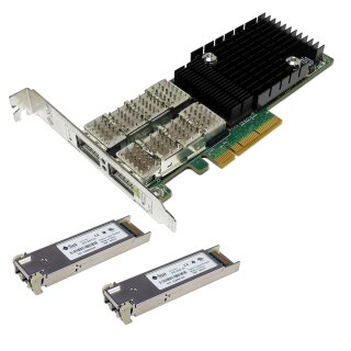 SUN 10Gb FC Dual Port XFP Server Adapter ATLS2XGF FP +2x XFP Transceivers