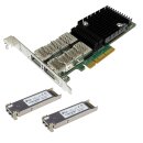 SUN 10Gb FC Dual Port XFP Server Adapter ATLS2XGF FP +2x XFP Transceivers