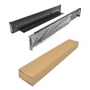 Universelles 19" 62-85cm lägenverstellbares Rack Rail Kit, Rackschienen ! Neu, OVP !