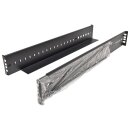 Universelles 19" 62-85cm lägenverstellbares Rack Rail Kit, Rackschienen ! Neu, OVP !