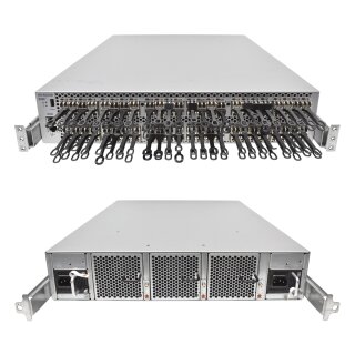 EMC Brocade DS-6520B 16G FC Switch EM-6520-48-16G-R 100-652-861-00 96xmini GBICs + Lizenzen + 48 offene Ports