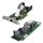 EMC Isilon 415-0059-03 X410 LP PCIe x8 Dual 32GB mSata SSD Boot Drive Carrier Card + 2 SSDs