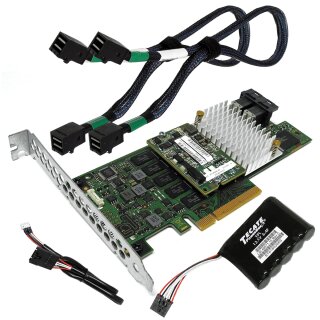 Fujitsu D3216-A13 GS2 LSI MR 9361-8i 12Gb PCIe x8 RAID Controller +BBU+SAS Kabel