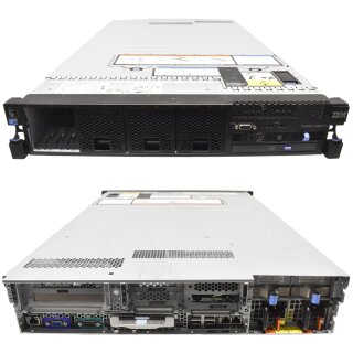 IBM Server System X3690 X5 2x E7-2820 8C 2 GHz CPU 24GB RAM 4x SFF M5015 2x PSU