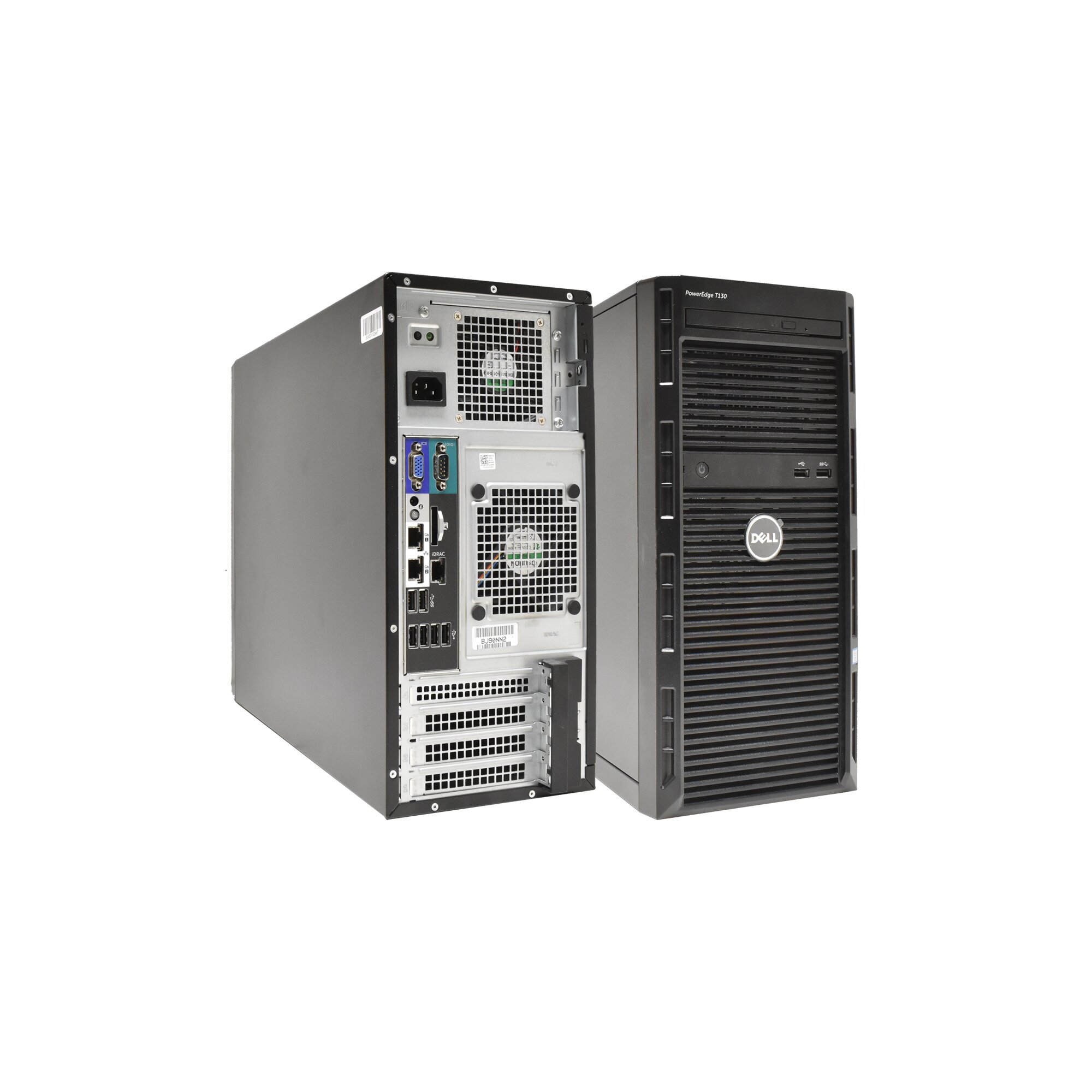 Serveur Dell PowerEdge T330 - Xeon E3-1270 V5, 16 Go DDR4, 2x1 To SAS, Occasion