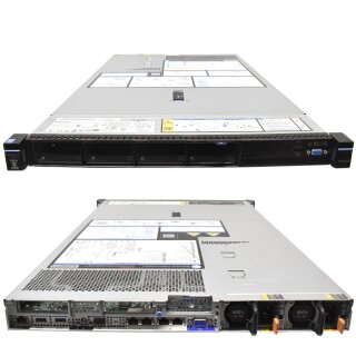 Lenovo System x3550 M5 Server no CPU no PC4 RAM no LCD 2x Heatsink M5210 8x SFF