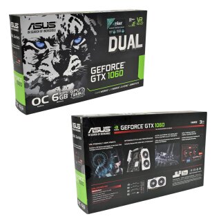 Asus GTX1060 Dual-GTX1060-06G 90YV09X0-M0NA00 6GB Grafikkarte !! Neu, OVP !!