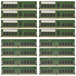 256GB Samsung 16x16GB 2Rx4 PC4-2400T DDR4 RAM M393A2G40DB1-CRC R630 R730 DL360 G9 DL380 G9