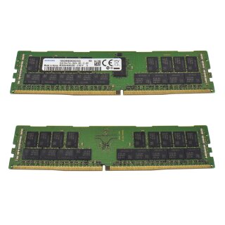 64GB Samsung 2x32GB 2Rx4 PC4-2666V DDR4 RAM M393A4K40CB2-CTD