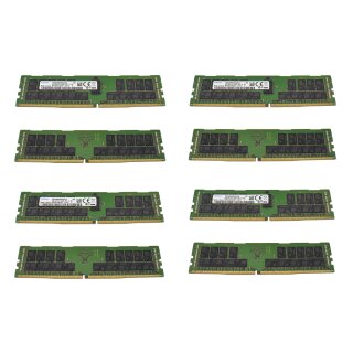 256GB Samsung 8x32GB 2Rx4 PC4-2666V DDR4 RAM M393A4K40CB2-CTD