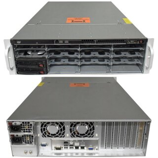 Supermicro CSE-836 3U Server Board X9DRi-LN4F+ E5-2609 V2 32GB RAM 16x LFF 3,5