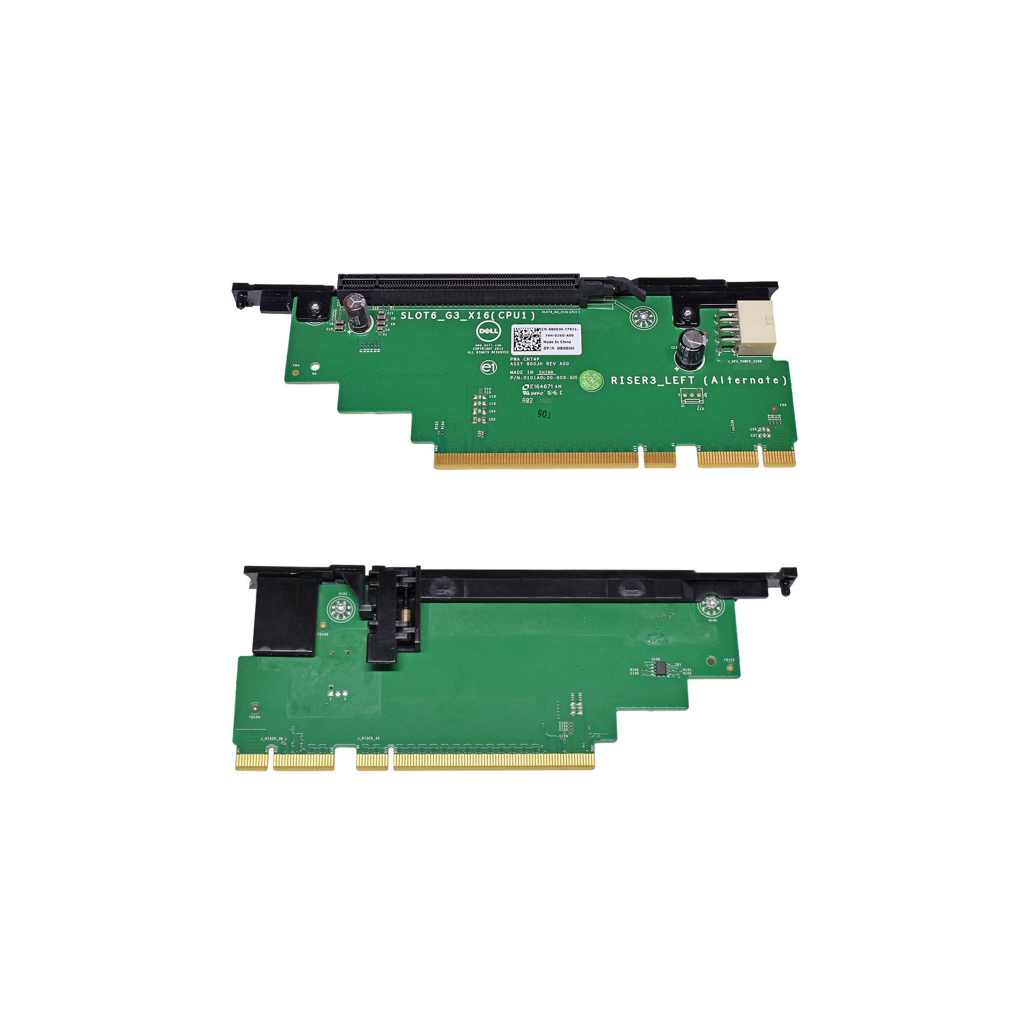 Dell Riser Board Riser Karte 0800JH 800JH PCIe x16 für PowerEdge R730 ...