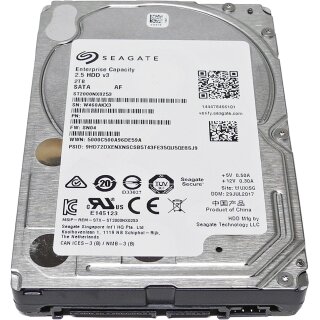 Seagate 2TB 2.5" 7.2K 6G SATA SED HDD ST2000NX0253