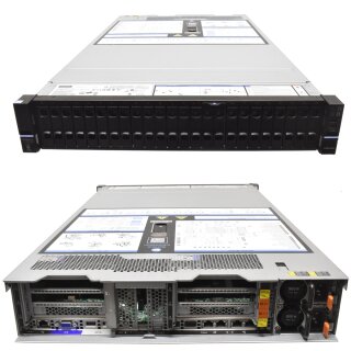 Lenovo System x3650 M5 Server 2xE5-2680 V4 CPU RAM 128GB  24x SFF 2,5 Zoll M5210 12G