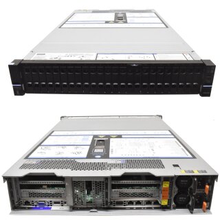 Lenovo System x3650 M5 Server 2xE5-2680 V4 CPU RAM 768GB (12x64GB) 24x SFF 2,5 Zoll M5210 12G