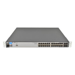 HP ProCurve 2910al-24G J9145A 24-Port Gigabit Ethernet Switch 4x SFP +Rack Ears
