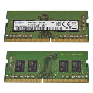 Samsung 8GB 1Rx8 PC4-2400T-SA1-11 M471A1K43CB1-CRC SO-DIMM RAM Speicher