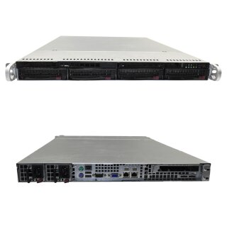 Supermicro CSE-815 1U X9DRW-iF Rev 1.10 2x E5-2630 V2 32GB DDR3 SAS815TQ SAS9271-4i