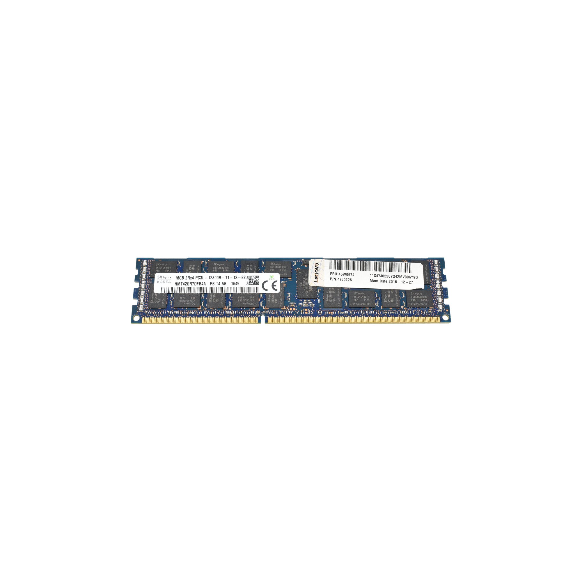 SK hynix DDR3 16GB 2Rx4 PC3L-12800R 2本