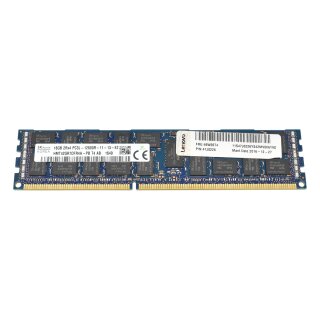 Lenovo Skhynix 16GB 2Rx4 PC3L-12800R DDR3 RAM HMT42GR7DFR4A-PB 46W0674 47J0226