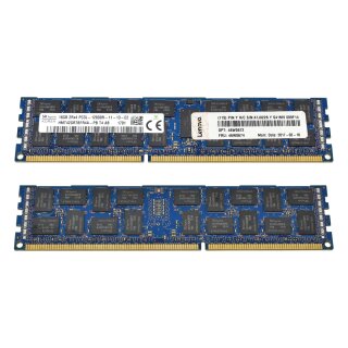 32GB Lenovo Skhynix 2x16GB 2Rx4 PC3L-12800R DDR3 RAM HMT42GR7BFR4A-PB 46W0674 46W0672