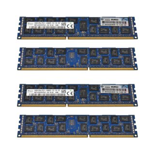 64GB HP SkHynix 4x16 GB PC3-14900R 2Rx4 RAM REG ECC DDR3 HMT42GR7BFR4C-RD 712383-081 715274-001