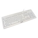 Cherry Stream Keyboard Tastatur JK-85 JK-8500DE-0/01 DE kabelgebunden USB weiß