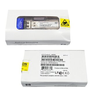 HP Original J4858C SFP 1000Base-SX LC 1GB mini GBIC Transceiver Module neu OVP